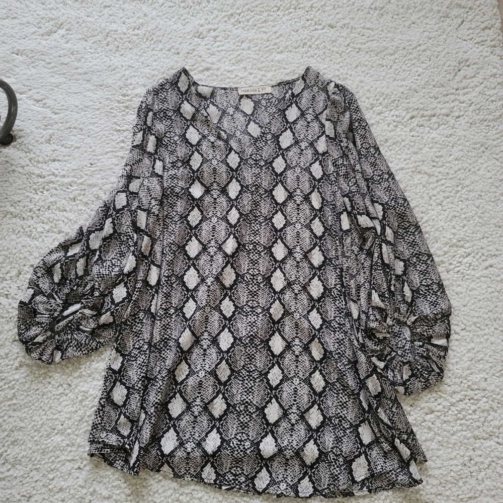 Animal Print Dress
